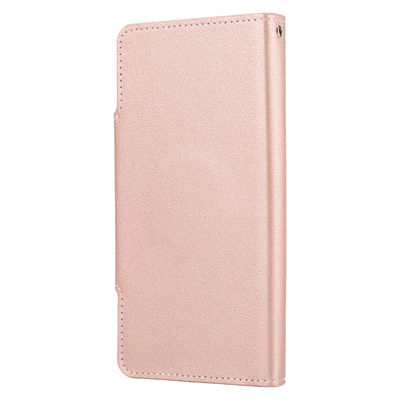 OEM / ODM Dompet Iphone Pelindung Kasus Pu Kulit Mewah Asli