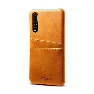 Tempat Dompet Kartu Kulit Tahan Gores OEM / ODM Casing Ponsel Samsung