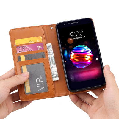 OEM / ODM Leather Google Pixel Phone Cases Personalized Wallet Phone Case