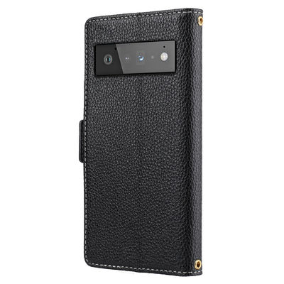 Tpu Google Pixel Phone Cases Cover Anti Gores Flip Stand Leather