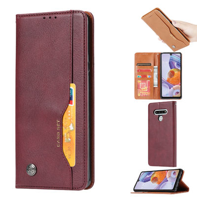 Shockproof LG Cell Phone Case Tpu Leather Indah OEM Disesuaikan