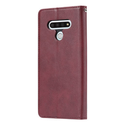 Shockproof LG Cell Phone Case Tpu Leather Indah OEM Disesuaikan