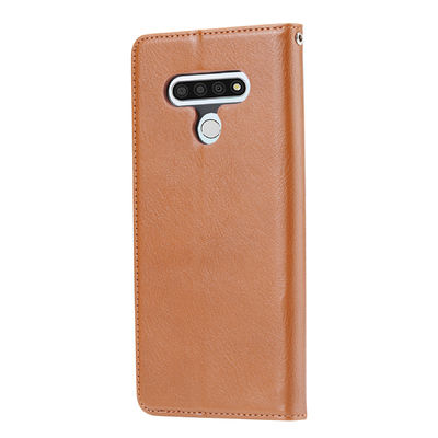 Shockproof LG Cell Phone Case Tpu Leather Indah OEM Disesuaikan