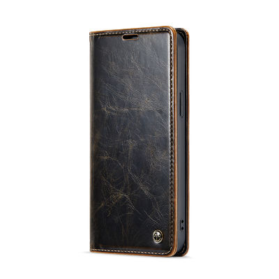 ODM Iphone Leather Phone Cases Wallet Personalisasi Ringan Indah