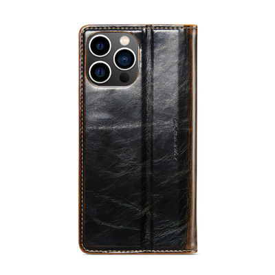 ODM Iphone Leather Phone Cases Wallet Personalisasi Ringan Indah