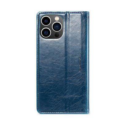 ODM Iphone Leather Phone Cases Wallet Personalisasi Ringan Indah