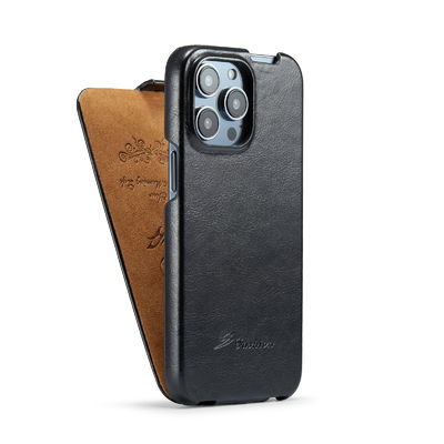 Casing Ponsel Kulit Asli Mewah yang Indah OEM Iphone 14 Magnetic Case