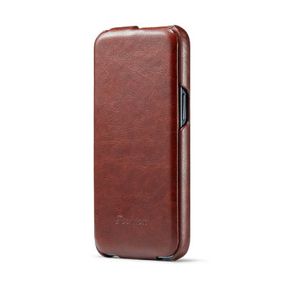 Casing Ponsel Kulit Asli Mewah yang Indah OEM Iphone 14 Magnetic Case