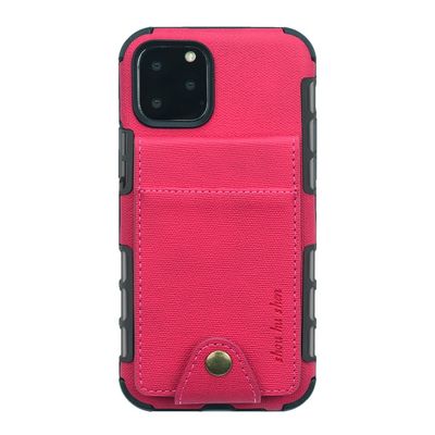 Casing Ponsel Gesper Magnetik OEM Tahan Gores Kartu Kredit Casing Ponsel Iphone 12 Pro