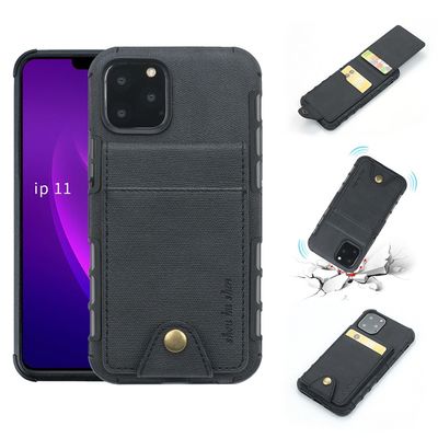 Casing Ponsel Gesper Magnetik OEM Tahan Gores Kartu Kredit Casing Ponsel Iphone 12 Pro