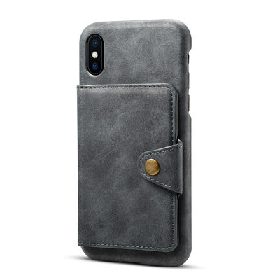 Magnetic Iphone 11 Pro Max Leather Phone Cases OEM TA020 Phone Pouch Case
