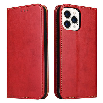 Kasing Telepon Kulit Tahan Air Kasing Dompet Iphone yang Dipersonalisasi