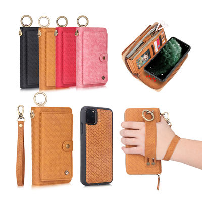 Casing Ponsel Kulit Penutup Pelindung Ponsel Gaya Modern