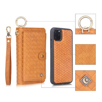 Casing Ponsel Kulit Penutup Pelindung Ponsel Gaya Modern