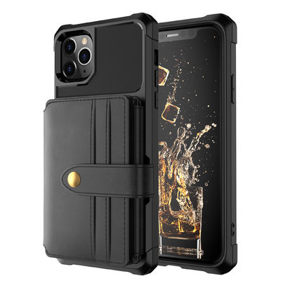 Glossy LG Phone Case Shockproof Magnetic Leather Phone Case