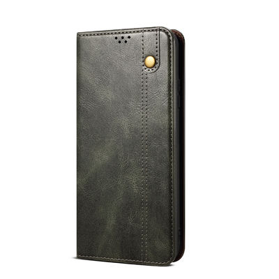 Indah Iphone Kulit Asli Case Tahan Kotor Mewah Dompet Ponsel Case