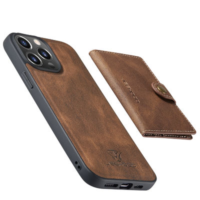 Casing Kulit Mewah iPhone Mulus Tahan Guncangan ODM Casing Ponsel Tahan Air