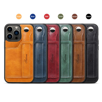 Casing Ponsel Kulit Dompet Kulit Casing Ponsel iPhone Casing Kulit Mewah