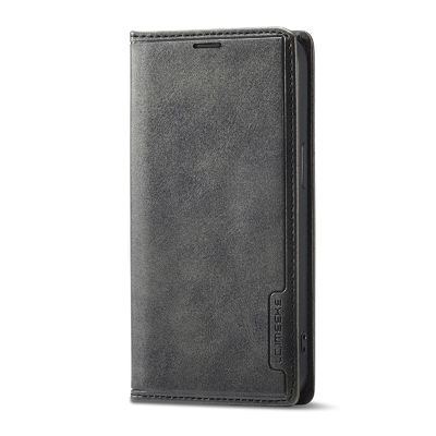 Dompet Ponsel Case Iphone Leather Case Merah Phone Case Gaya Modern