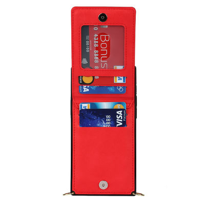 Kasing Telepon Kulit Mewah Kasing Dompet Iphone Kulit Asli