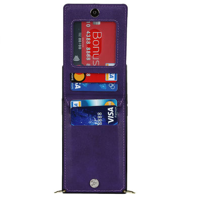 Kasing Telepon Kulit Mewah Kasing Dompet Iphone Kulit Asli