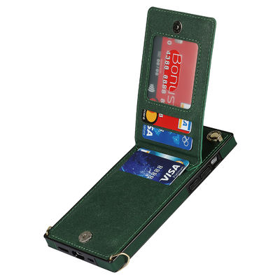 Kasing Telepon Kulit Mewah Kasing Dompet Iphone Kulit Asli