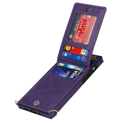 Kasing Telepon Kulit Mewah Kasing Dompet Iphone Kulit Asli