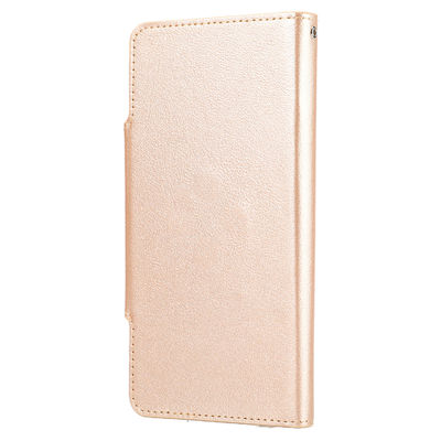 OEM / ODM Dompet Iphone Pelindung Kasus Pu Kulit Mewah Asli