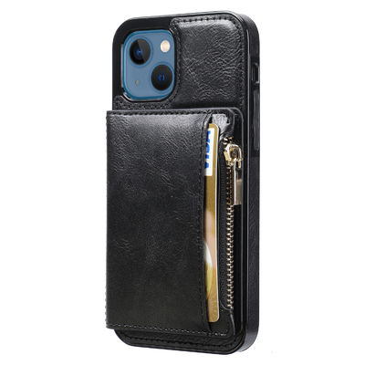 Casing Ponsel Saku Kartu Magnetik Kulit yang Dapat Dilepas untuk Galaxy S22 S23 Ultra