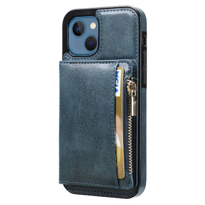 Casing Ponsel Saku Kartu Magnetik Kulit yang Dapat Dilepas untuk Galaxy S22 S23 Ultra
