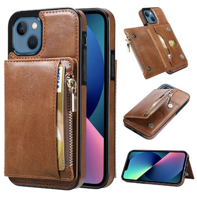 Casing Ponsel Saku Kartu Magnetik Kulit yang Dapat Dilepas untuk Galaxy S22 S23 Ultra