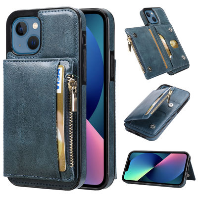 Casing Ponsel Saku Kartu Magnetik Kulit yang Dapat Dilepas untuk Galaxy S22 S23 Ultra
