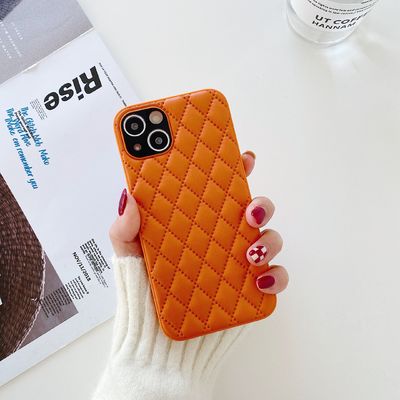 Turun Kartun Kulit Kulit Asli Penutup Belakang Ponsel Untuk IPhone 12 Pro Max