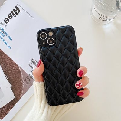 Turun Kartun Kulit Kulit Asli Penutup Belakang Ponsel Untuk IPhone 12 Pro Max