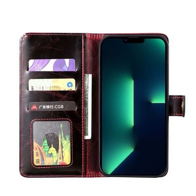 Casing ponsel LG yang indah, Tas ponsel anti debu, Flip butiran sutra