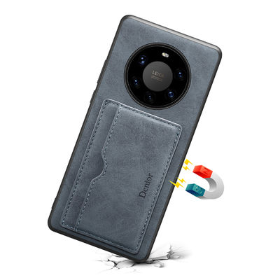 Tempat Kartu Kulit Asli Magsafe Tas Kartu PU Multifungsi