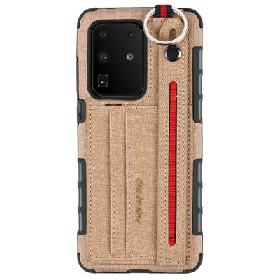 Asli Telepon Kasus Kulit Pemegang Kartu Dirtproof PU Kartu Tas