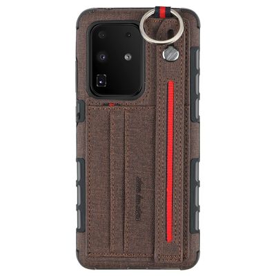 Asli Telepon Kasus Kulit Pemegang Kartu Dirtproof PU Kartu Tas