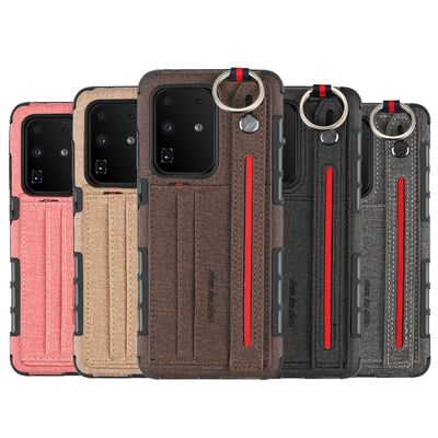 Asli Telepon Kasus Kulit Pemegang Kartu Dirtproof PU Kartu Tas