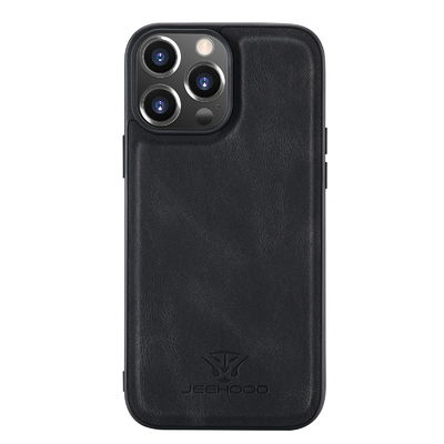 Seamless Iphone 12 / Iphone 13 Leather Phone Case Multifungsi Iphone 14 Case