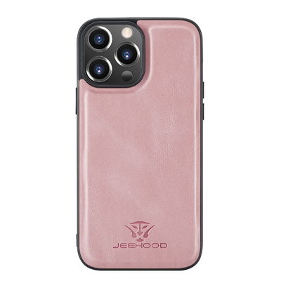 Seamless Iphone 12 / Iphone 13 Leather Phone Case Multifungsi Iphone 14 Case