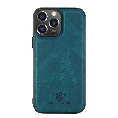 Seamless Iphone 12 / Iphone 13 Leather Phone Case Multifungsi Iphone 14 Case