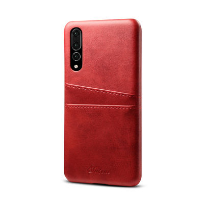 Tempat Dompet Kartu Kulit Tahan Gores OEM / ODM Casing Ponsel Samsung