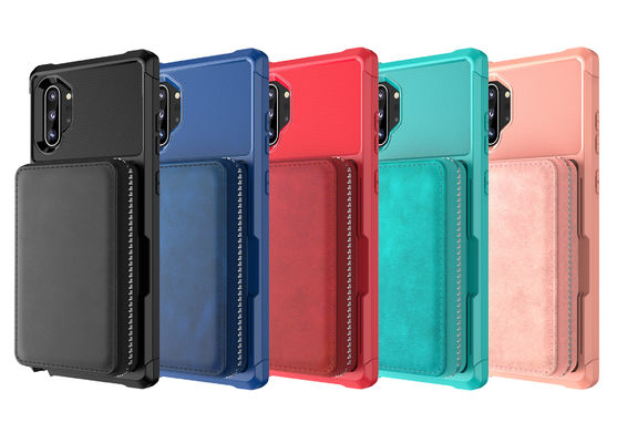 Casing Ponsel Kartu Kulit Indah Tahan Guncangan Dompet Ponsel Mewah