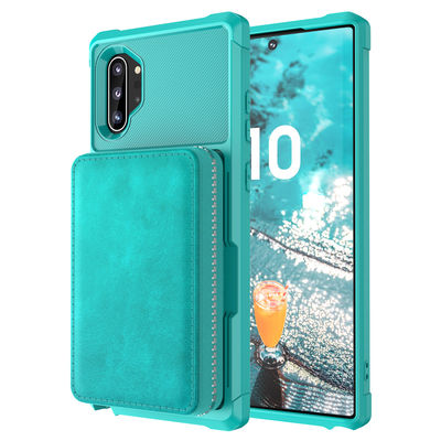 Casing Ponsel Kartu Kulit Indah Tahan Guncangan Dompet Ponsel Mewah
