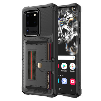 Magsafe Samsung Mobile Phone Pouch Case Dirtproof Magnetic Leather Case