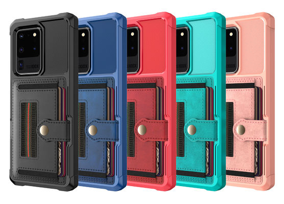 Magsafe Samsung Mobile Phone Pouch Case Dirtproof Magnetic Leather Case