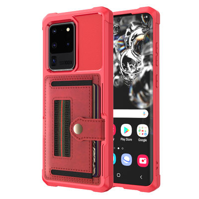 Magsafe Samsung Mobile Phone Pouch Case Dirtproof Magnetic Leather Case