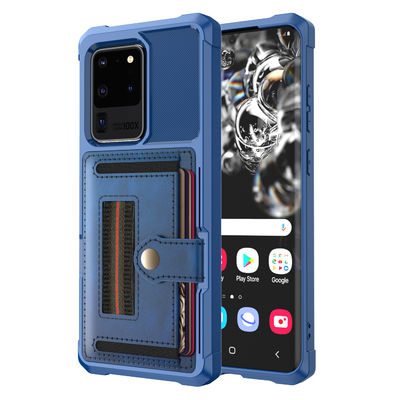 Magsafe Samsung Mobile Phone Pouch Case Dirtproof Magnetic Leather Case