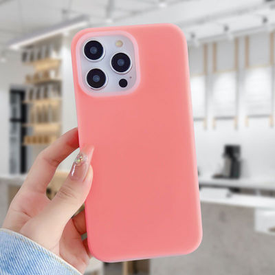 Simple Ins Jelly Liquid Silicone Phone Case Untuk Apple 14 Promax IPhone 15 Paket Lengkap